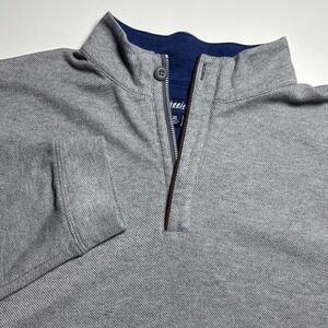 Johnnie-O Emerson Quarter Zip Pullover Mens Xl Gray Performance Athletic Golf